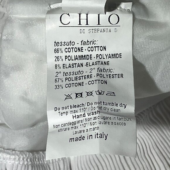 CHIO DI Stefania D Lace Dress With Plisse Sleeves - Picture 8 of 8